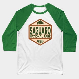 Saguaro National Park badge Baseball T-Shirt
